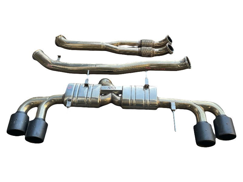 SBW Full Exhaust System Stainless Steel For Nissan R35 GTR | Skyline Spares